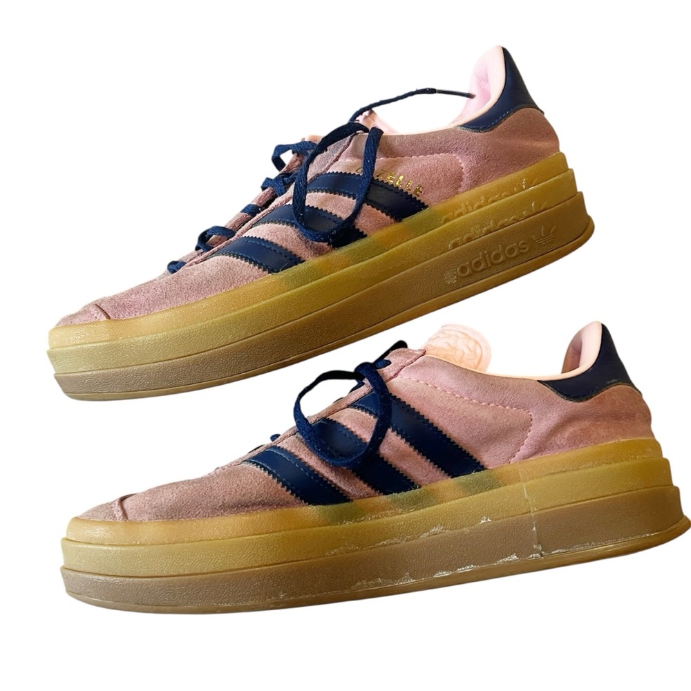 Adidas Pink and Blue Platform Sneakers 9.5 Women’s - Picture 6 of 6